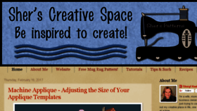 What Sherscreativespace.blogspot.com website looked like in 2017 (7 years ago)