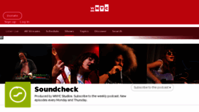 What Soundcheck.org website looked like in 2017 (7 years ago)