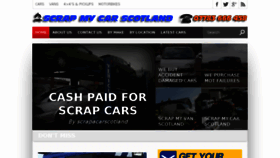 What Scrapacarscotland.com website looked like in 2017 (7 years ago)