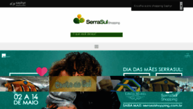 What Serrasulshopping.com.br website looked like in 2017 (7 years ago)