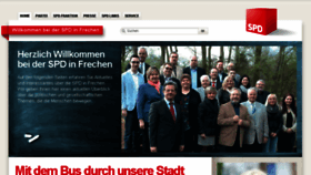 What Spd-frechen.de website looked like in 2017 (7 years ago)