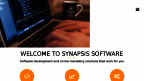 What Synapsissoftware.com website looked like in 2017 (6 years ago)