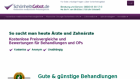 What Schoenheitsgebot.de website looked like in 2017 (6 years ago)
