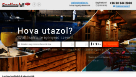 What Szalas.hu website looked like in 2017 (7 years ago)