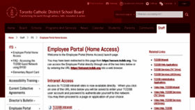 What Secure.tcdsb.org website looked like in 2017 (7 years ago)