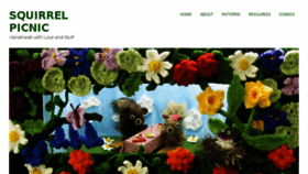 What Squirrelpicnic.com website looked like in 2017 (7 years ago)
