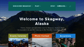 What Skagway.com website looked like in 2017 (7 years ago)