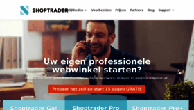 What Shoptrader.nl website looked like in 2017 (6 years ago)