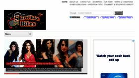 What Showbizbites.com website looked like in 2017 (7 years ago)