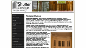 What Shutterdesign.co.uk website looked like in 2017 (6 years ago)