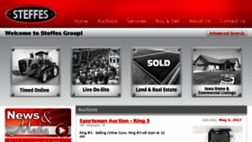What Steffesgroup.com website looked like in 2017 (7 years ago)