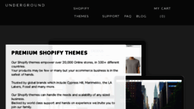 What Shopifythemes.net website looked like in 2017 (6 years ago)