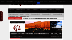 What Sentenze-cassazione.com website looked like in 2017 (7 years ago)