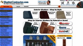 What Shuttercontractor.com website looked like in 2017 (7 years ago)