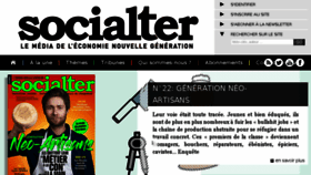 What Socialter.fr website looked like in 2017 (7 years ago)