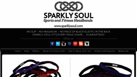 What Sparklysoul.com website looked like in 2017 (7 years ago)
