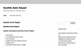 What Seattleautorepaircenter.com website looked like in 2017 (7 years ago)