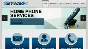 What Skywaveconnect.com website looked like in 2017 (6 years ago)