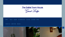 What Sabietownhouse.co.za website looked like in 2017 (6 years ago)