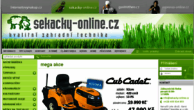 What Sekacky-online.cz website looked like in 2017 (6 years ago)