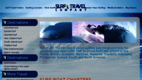 What Surftravelcompany.com website looked like in 2017 (7 years ago)