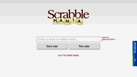 What Scrabblemania.net website looked like in 2017 (6 years ago)