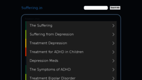 What Suffering.in website looked like in 2017 (7 years ago)