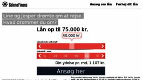 What Selenefinans.dk website looked like in 2017 (7 years ago)