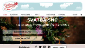 What Svatebniasistentka.cz website looked like in 2017 (7 years ago)