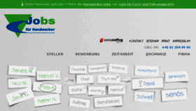 What Schweizer-jobs.com website looked like in 2017 (7 years ago)