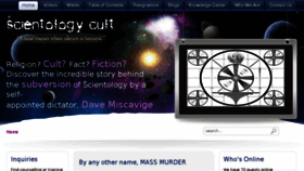 What Scientology-cult.com website looked like in 2017 (7 years ago)