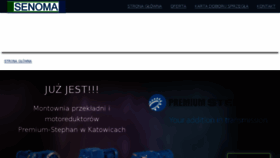 What Senoma.pl website looked like in 2017 (6 years ago)