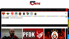 What Sporturkiye.com website looked like in 2017 (7 years ago)