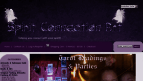 What Spiritconnectionart.com website looked like in 2017 (6 years ago)