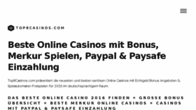 What Spielcasinoinfo.org website looked like in 2017 (6 years ago)