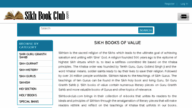 What Sikhbookclub.com website looked like in 2017 (6 years ago)