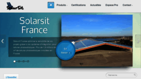 What Solarsit.fr website looked like in 2017 (7 years ago)