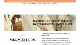 What Sellinginbridal.com website looked like in 2017 (7 years ago)