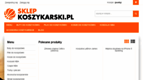 What Sklepkoszykarski.pl website looked like in 2017 (6 years ago)