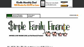What Simplefamilyfinance.com website looked like in 2017 (6 years ago)