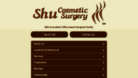 What Shucosmeticsurgery.com website looked like in 2017 (6 years ago)
