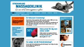 What Sthlmsmassageklinik.se website looked like in 2017 (7 years ago)