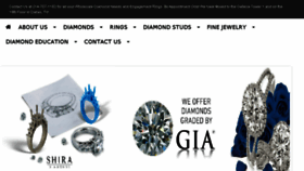 What Shira-diamonds.com website looked like in 2017 (6 years ago)