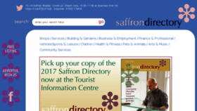 What Saffrondirectory.co.uk website looked like in 2017 (7 years ago)