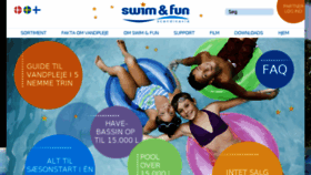What Swim-fun.dk website looked like in 2017 (7 years ago)