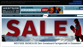 What Snow24.de website looked like in 2017 (6 years ago)