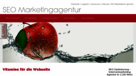 What Seo-marketingagentur.at website looked like in 2017 (6 years ago)