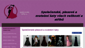 What Spolecenskesaty.com website looked like in 2017 (6 years ago)
