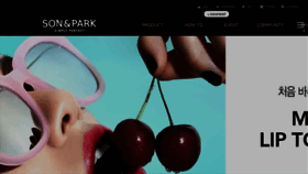 What Sonandpark.com website looked like in 2017 (8 years ago)