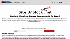 What Siteunblock.net website looked like in 2017 (6 years ago)